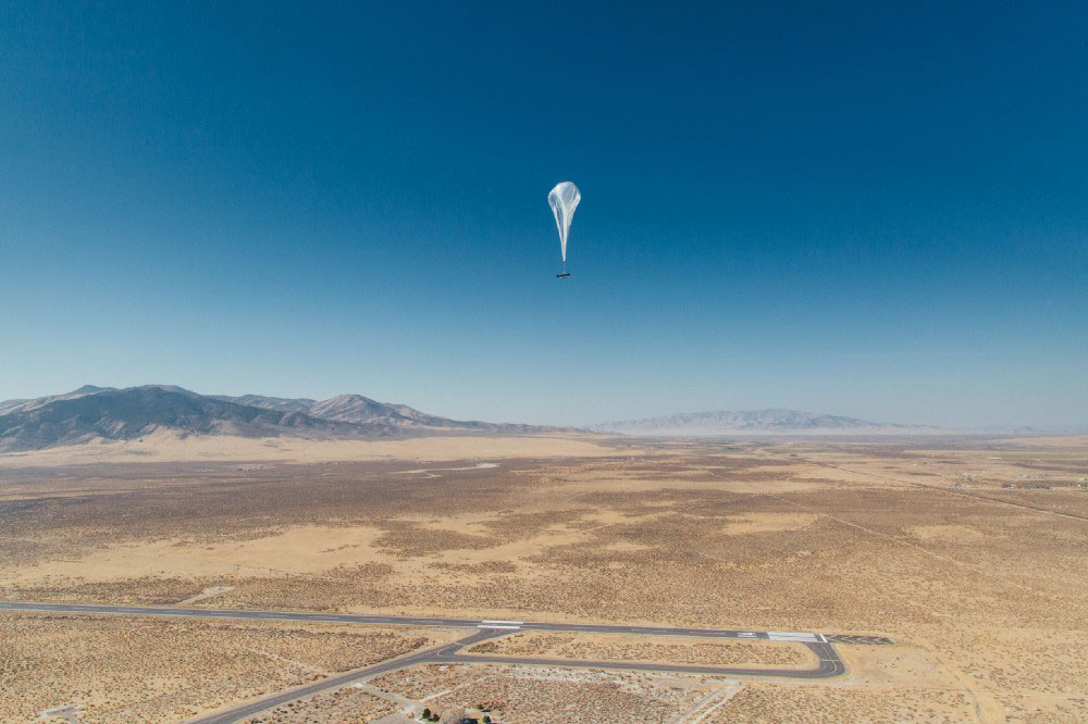 Projet Loon Google wifi ballon