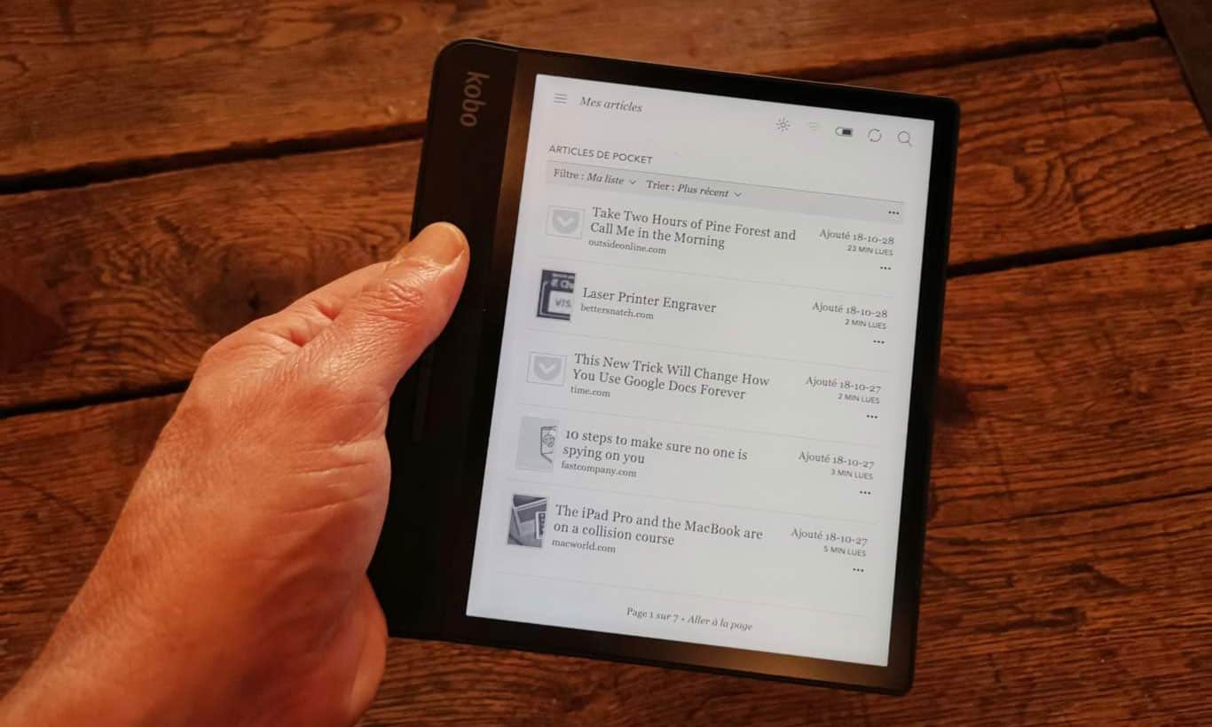 Kobo Forma liseuse ebook