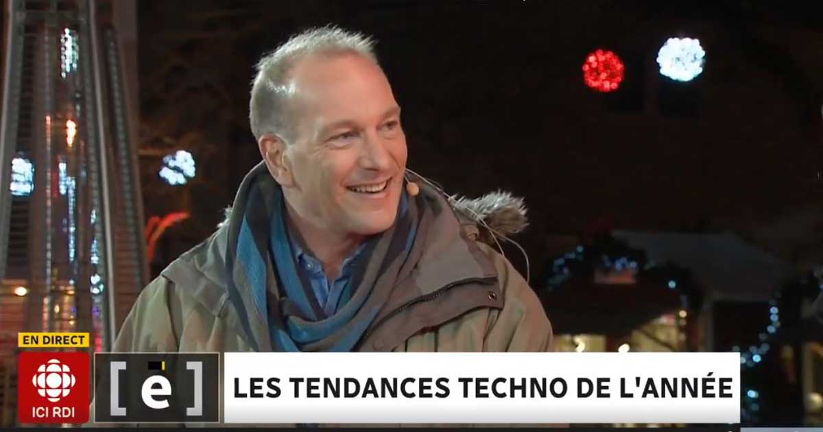 Pascal Forget chroniqueur techno tendance techno Noël 2019 RDI