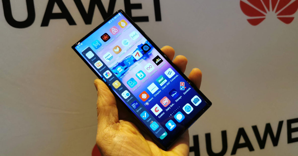 Huawei Mate Xs téléphone pliant pliable prix Canada