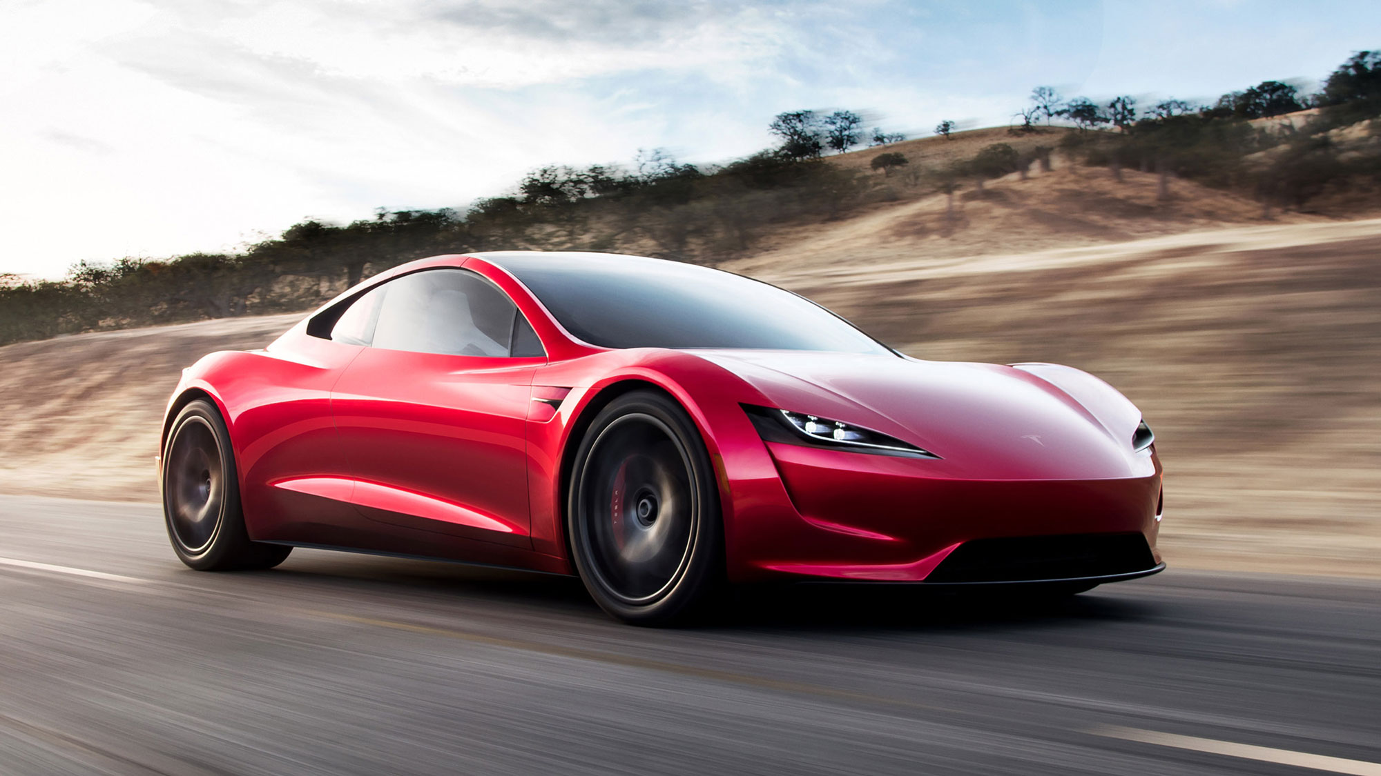 tesla roadster voiture autonome