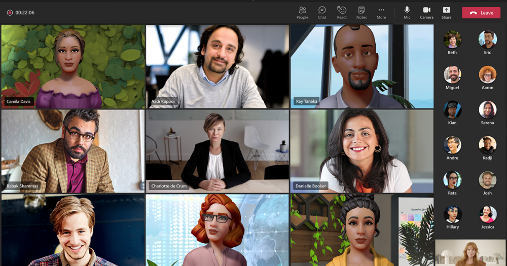 microsoft Mesh Teams Avatar